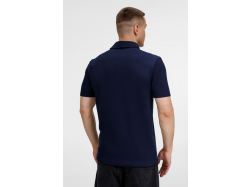 Рубашка поло унисекс Senti, темно-синяя