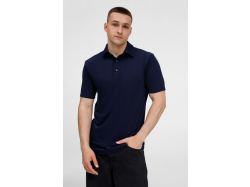 Рубашка поло унисекс Senti, темно-синяя