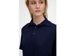 Рубашка поло унисекс Senti, темно-синяя