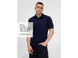 Рубашка поло унисекс Senti, темно-синяя