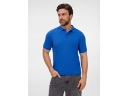 Рубашка поло унисекс Upswing, ярко-синяя