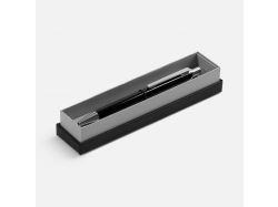 Ручка шариковая Arvent Glossy в футляре, черная