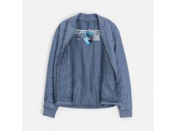 Куртка унисекс Warmbridge, синяя (джинс)