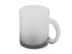 Стеклянная матовая кружка 