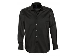 Рубашка мужская с длинным рукавом Brighton, черная