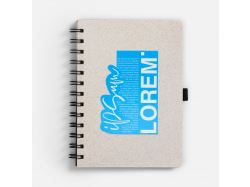 Блокнот на спирали Intrigo, белый