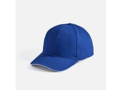 Бейсболка Buffalo, ярко-синяя с белым