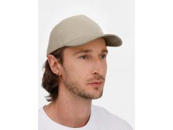 Бейсболка Long Beach, бежевая
