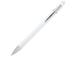 Kish шариковая ручка с серебристой отделкой - Белый (синие чернила)