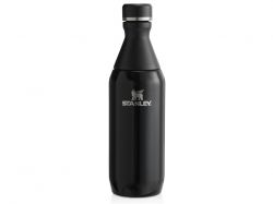 Бутылка для воды Stanley All Day Slim объемом 350 мл - черный глянцевый