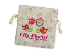 Мешочек подарочный малый с возможностью полноцветной печати Мешочек подарочный малый с возможностью полноцветной печати