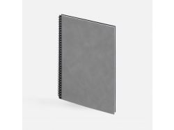 Ежедневник Notera Maxi, недатированный, серый