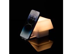 Светильник с подставкой для смартфона Knoppi, белый