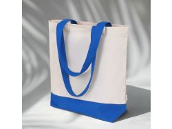 Сумка для шоппинга Cotton из переработанного хлопка 280 г, синий
