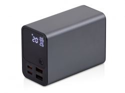 Внешний аккумулятор для ноутбуков «EpIQ», 100 Вт, 30000 mAh, темно-серый Внешний аккумулятор для ноутбуков «EpIQ», 100 Вт, 30000 mAh, темно-серый
