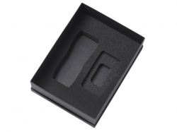 Подарочный набор c вакуумной термокружкой и повербанком С1, серый