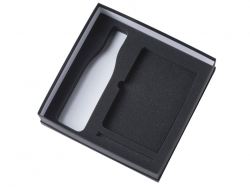 Подарочный набор с блокнотом С1, металлической ручкой и термобутылкой, черный