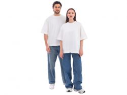 Футболка оверсайз «Beta.01» унисекс, молочный