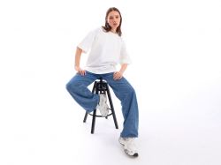 Футболка оверсайз «Beta.01» унисекс, молочный