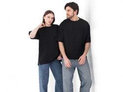 Футболка оверсайз «Beta.01» унисекс, черный