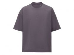 Футболка оверсайз «Beta.01» унисекс, темно-серый Футболка оверсайз «Beta.01» унисекс, темно-серый