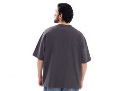 Футболка оверсайз «Beta.01» унисекс, темно-серый