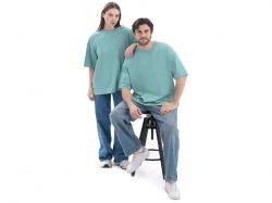 Футболка оверсайз «Beta.01» унисекс, пыльный бирюзовый