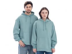 Худи оверсайз «Alpha.01» унисекс, пыльный бирюзовый