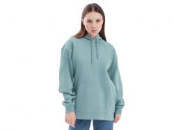 Худи оверсайз «Alpha.01» унисекс, пыльный бирюзовый