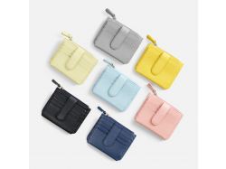 Картхолдер на молнии Unison, голубой