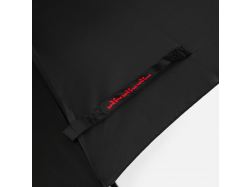 Зонт-трость Hidecolor с цветными спицами, черный с красным