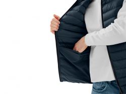 Стеганый жилет "Uniqloud", темно-синий