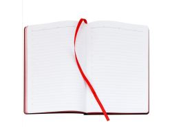 Ежедневник Bookmark, недатированный, черный с красным