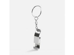 Брелок-подставка с открывалкой Virke, серебристый Брелок-подставка с открывалкой Virke, серебристый