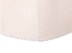 Шапка для бани и сауны "Healing", белая