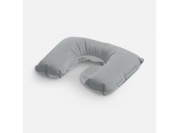 Надувная подушка под шею в чехле Sleep, темно-серая