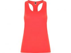 Топ спортивный "Aida" женский, неоновый коралловый