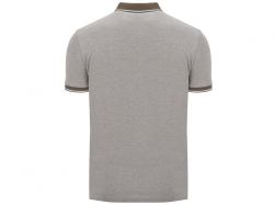 Рубашка поло "Bowie" мужская, меланжевый армейский зеленый