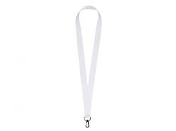 Ланъярд 2 см под сублимацию с трендовым карабином, черный Ланъярд 2 см под сублимацию с трендовым карабином, черный