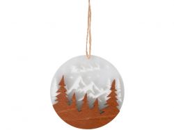 Деревянная подвеска на елку «Christmas»