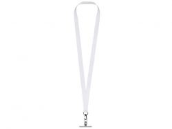 Ланъярд 2 см под сублимацию с трендовым карабином и металлическим держателем для телефона, черный Ланъярд 2 см под сублимацию с трендовым карабином и металлическим держателем для телефона, черный