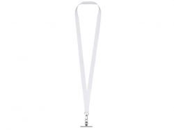 Ланъярд 2 см под сублимацию с трендовым карабином и металлическим держателем для телефона, серебристый Ланъярд 2 см под сублимацию с трендовым карабином и металлическим держателем для телефона, серебристый