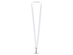 Ланъярд 2 см под сублимацию с 2-мя трендовыми карабинами и металлическим держателем для телефона, серебристый Ланъярд 2 см под сублимацию с 2-мя трендовыми карабинами и металлическим держателем для телефона, серебристый