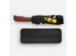 Зонт складной Cloudburst в подарочной упаковке, темно-синий