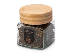 Подарочный набор с пледом, френчпрессом, чаем и вареньем, серый