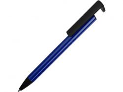 Подарочный набор с термобутылкой, блокнотом, ручкой и чаем, синий