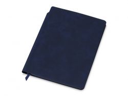 Подарочный набор с термобутылкой, блокнотом, ручкой и чаем, синий