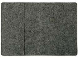 Двустороннее портфолио из рпет-фетра и искусственной кожи "Felt", серый