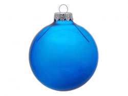 Стеклянный елочный шар 