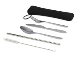 Набор столовых приборов из нержавеющей стали из 5 предметов Sheen - Серебристый